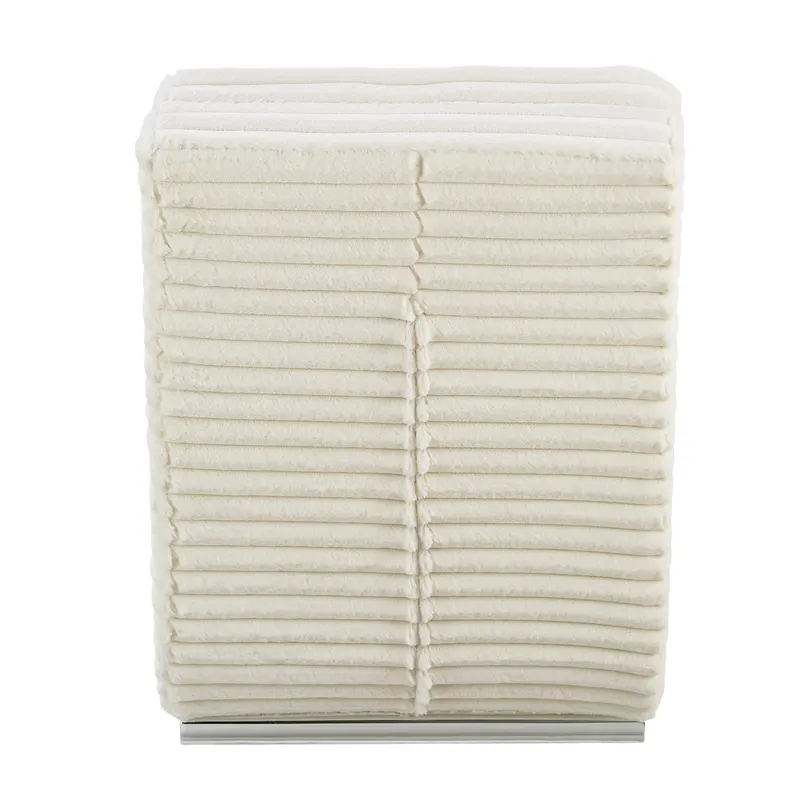 Chaiselongue Plüsch-Cord Beige, Ansicht 4