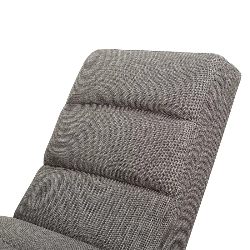 Chaiselongue Strukturstoff Grau, Ansicht 5