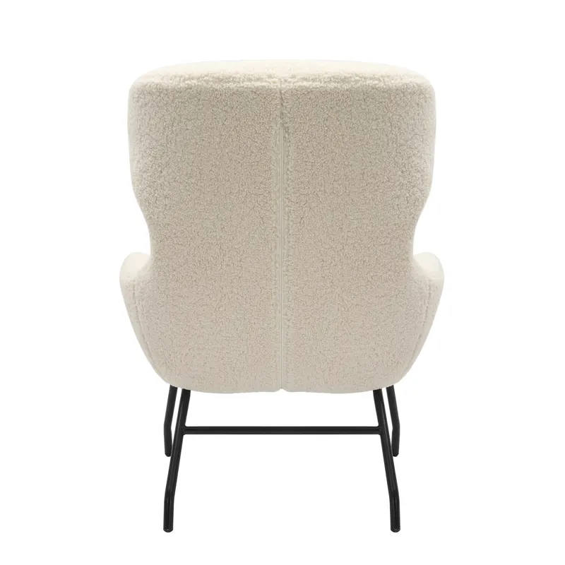 Sessel und Hocker Set Teddyfell Beige, Ansicht 5