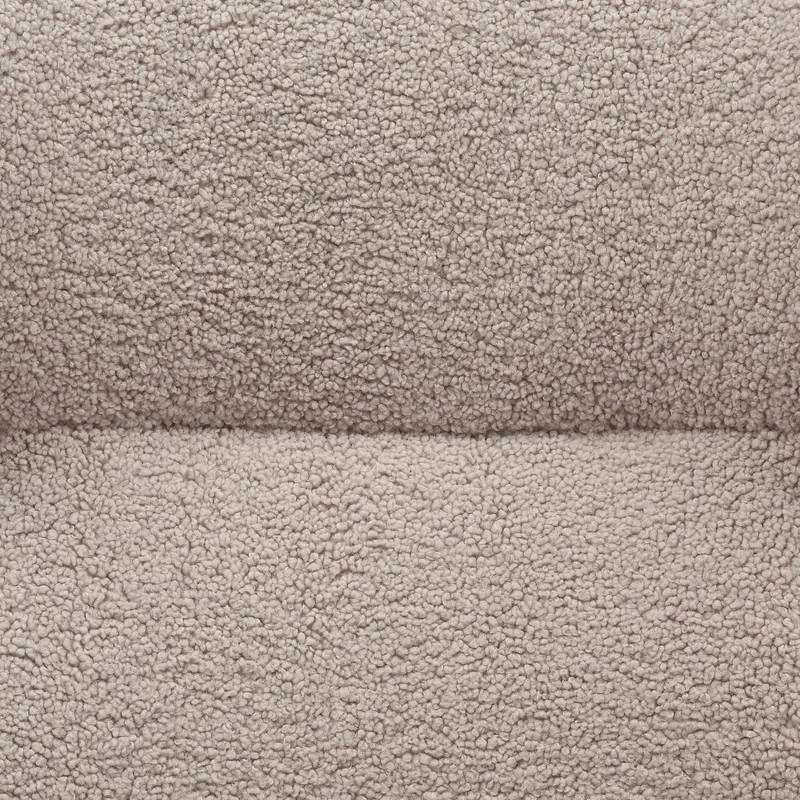 Sessel und Hocker Set Teddyfell Taupe, Ansicht 9
