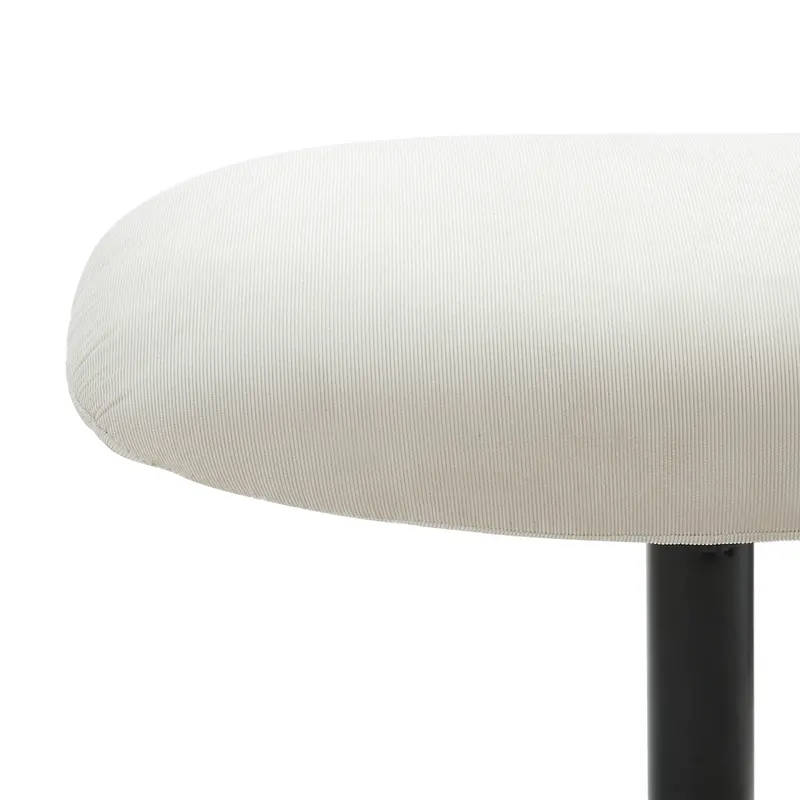 Sessel und Hocker Cordoptik Beige, Ansicht 9