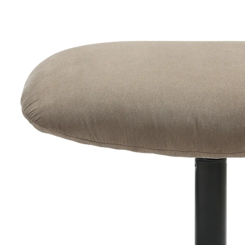 Sessel und Hocker in brauner Cordoptik, Ansicht 9