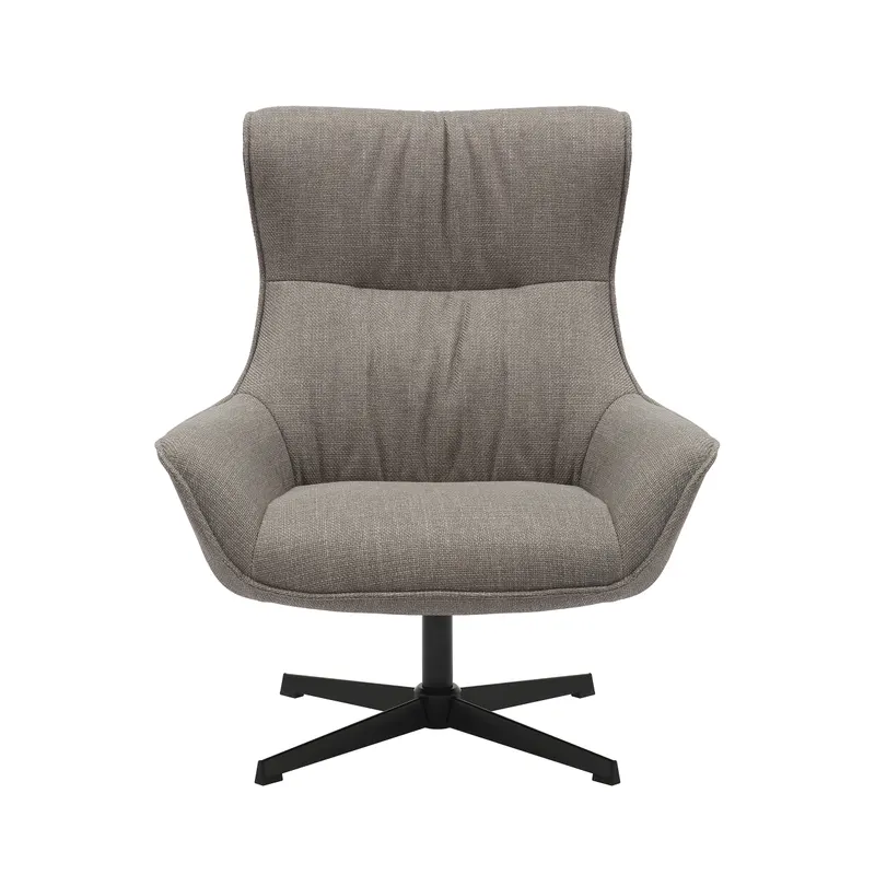 Sessel Strukturstoff Taupe, Ansicht 2