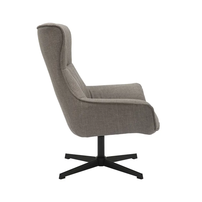 Sessel Strukturstoff Taupe, Ansicht 3