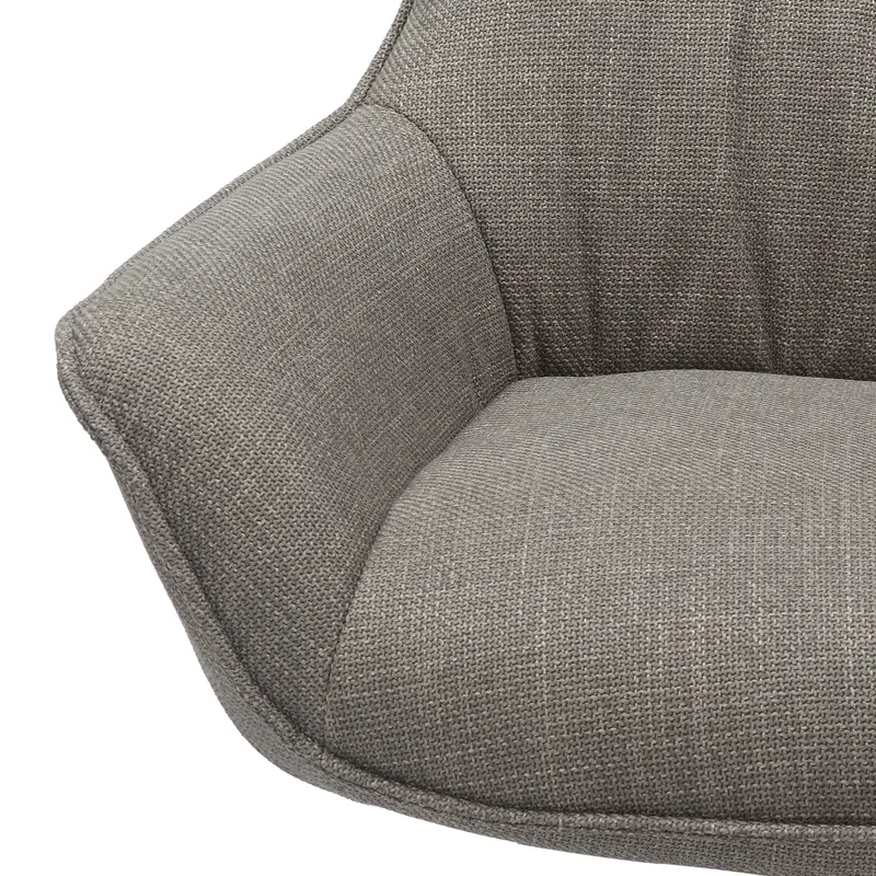 Sessel Strukturstoff Taupe, Ansicht 6