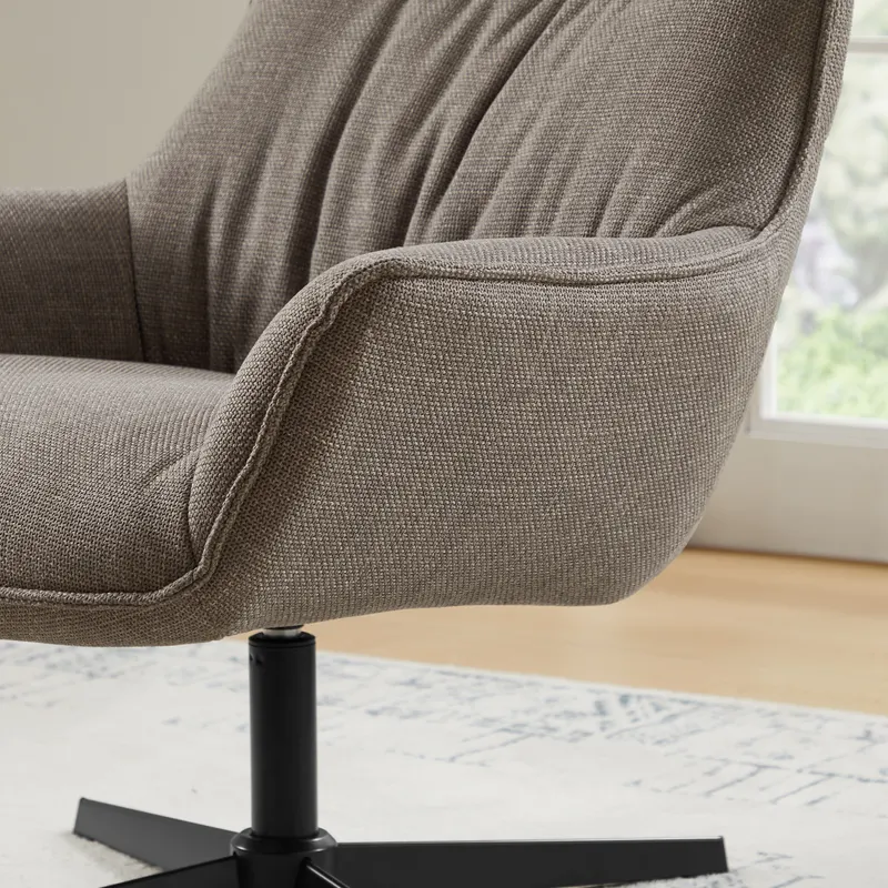 Sessel Strukturstoff Taupe, Ansicht 9