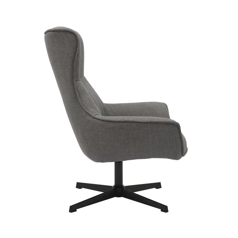 Sessel Strukturstoff Grau, Ansicht 3