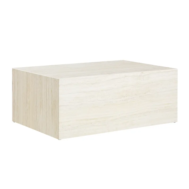 Couchtisch Travertin 90 × 60 cm, beige, Ansicht 2
