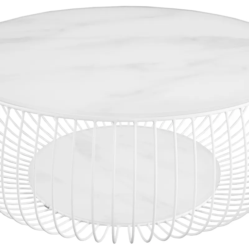 Couchtisch Ø 86 cm Weiß, Ansicht 4