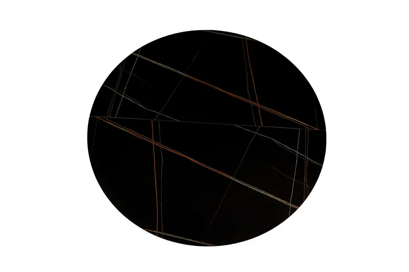 Esstisch Ø120 cm Schwarz, Ansicht 7