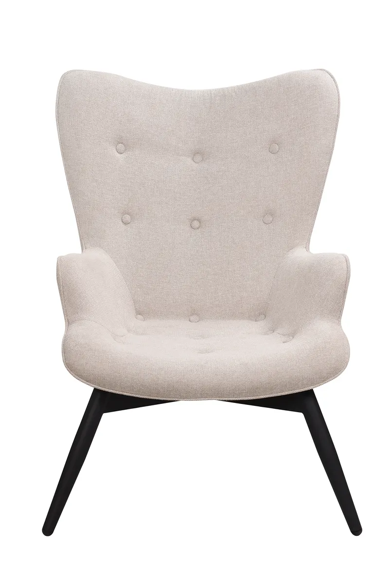 Sessel Beige Strukturstoff, Ansicht 2