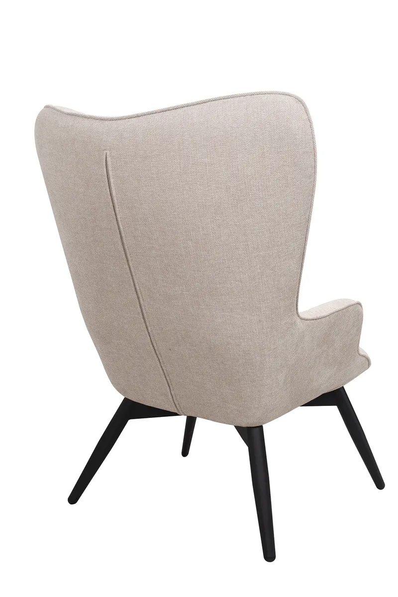 Sessel Beige Strukturstoff, Ansicht 4