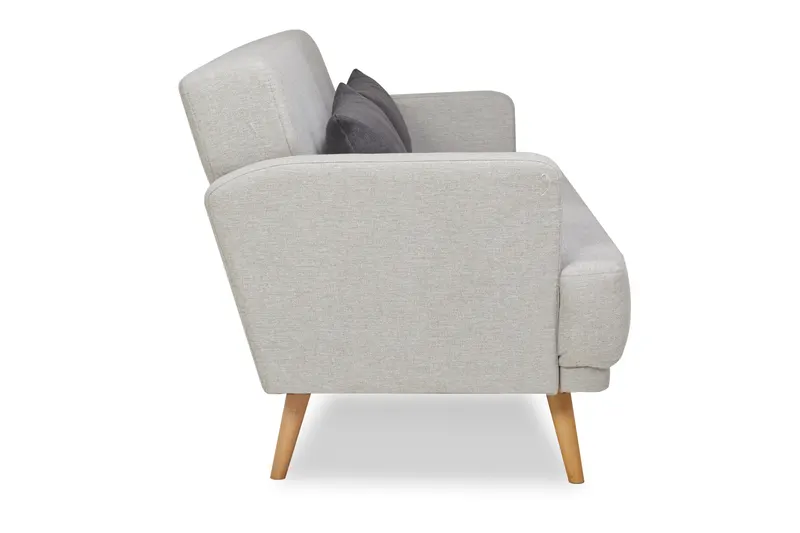 3-Sitzer-Sofa Webstoff Grau mit Schlaffunktion, Ansicht 11