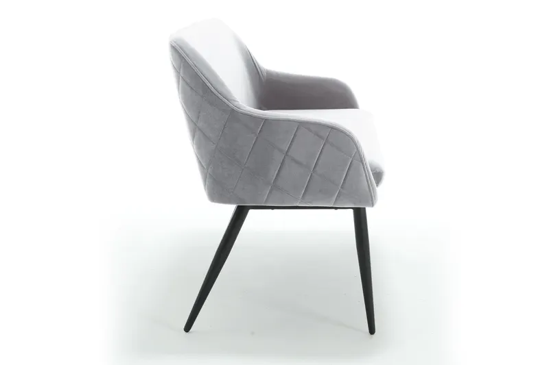 Sitzbank 160 cm Samt Grau, Ansicht 3