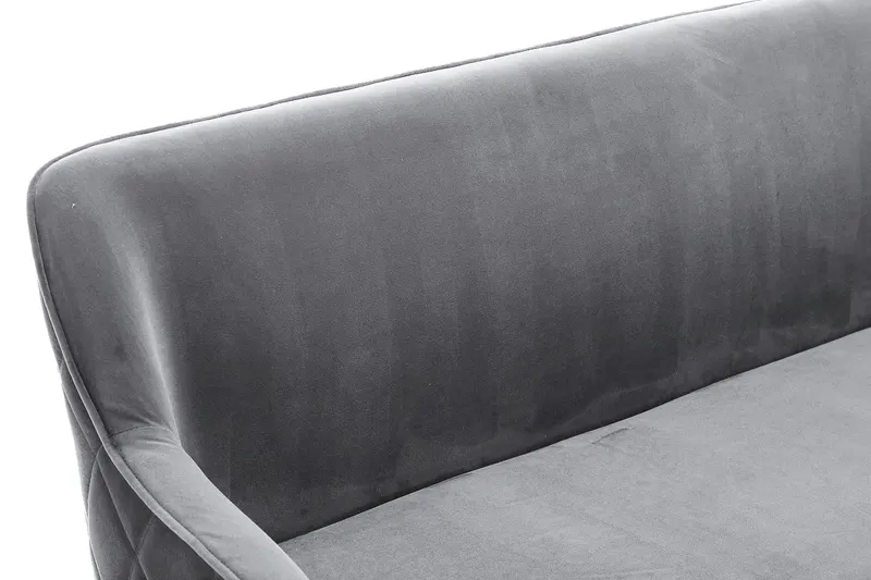 Sitzbank 160 cm Samt Grau, Ansicht 6