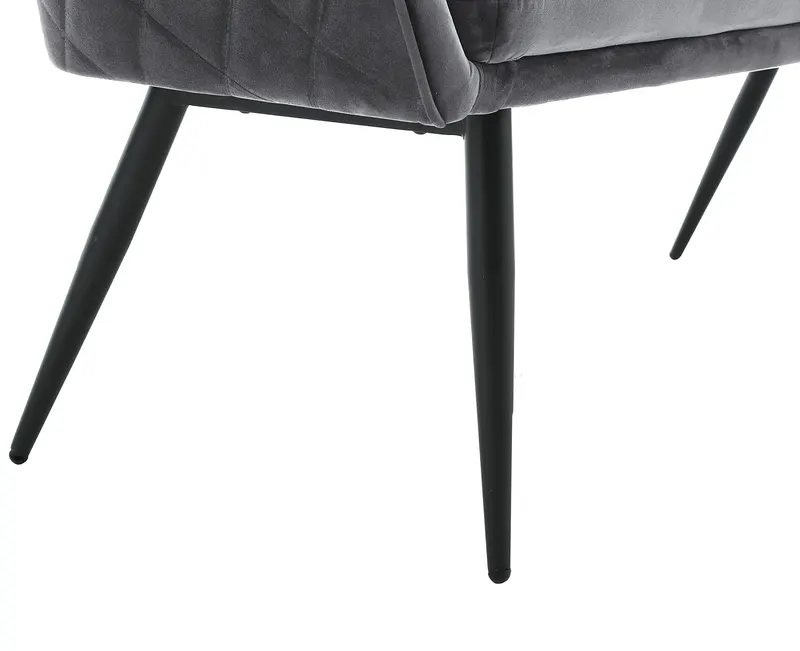 Sitzbank 160 cm Samt Grau, Ansicht 9