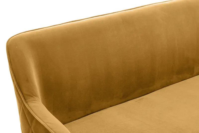 Sitzbank 160 cm Samt Senfgelb, Ansicht 6