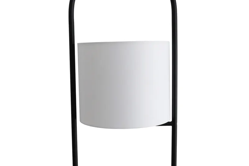 Stehleuchte aus Akazienholz Natur/Weiß 153 cm, Ansicht 3