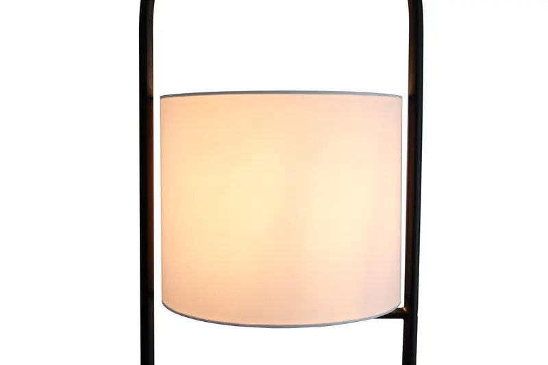 Stehleuchte aus Akazienholz Natur/Weiß 153 cm, Ansicht 4
