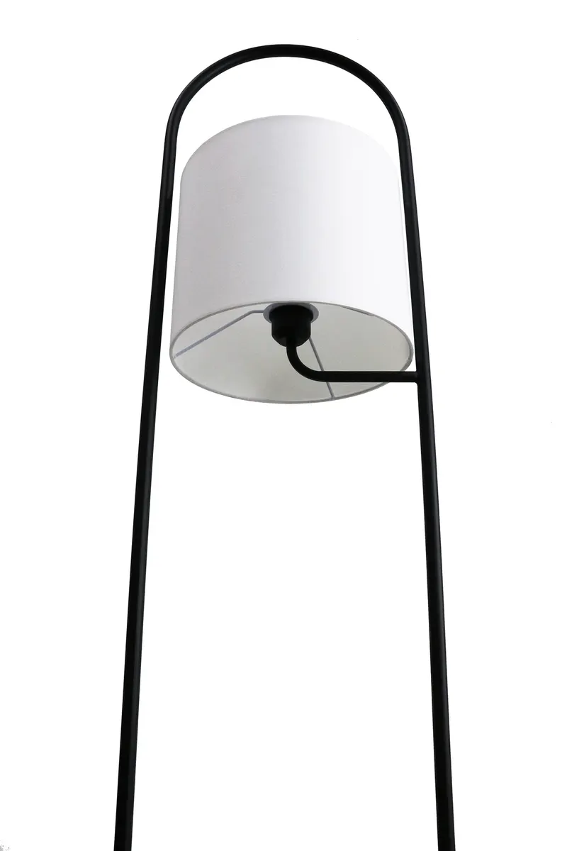 Stehleuchte aus Akazienholz Natur/Weiß 153 cm, Ansicht 7