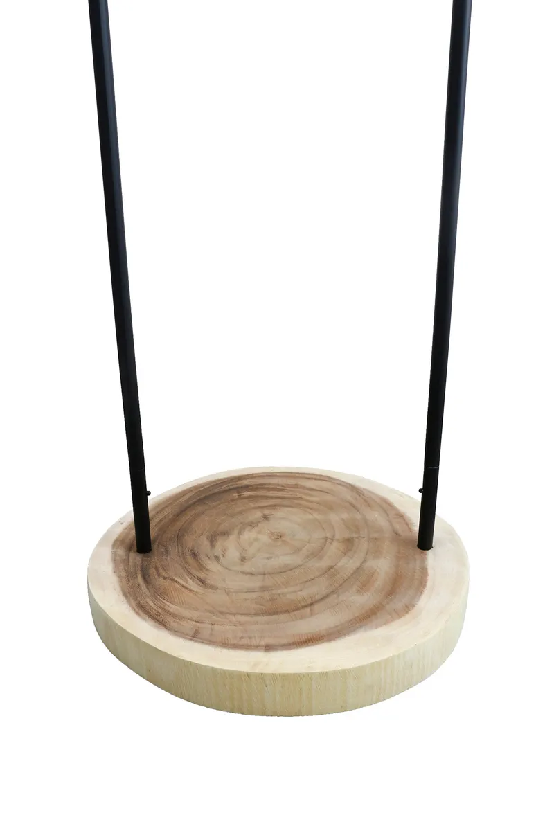 Stehleuchte aus Akazienholz Natur/Weiß 153 cm, Ansicht 9