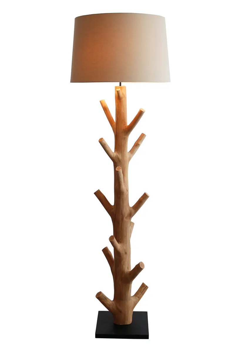 Stehleuchte Treibholz Natur/Weiß 175 cm, Ansicht 2