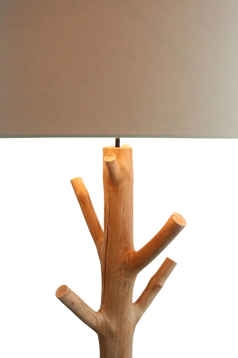 Stehleuchte Treibholz Natur/Weiß 175 cm, Ansicht 7