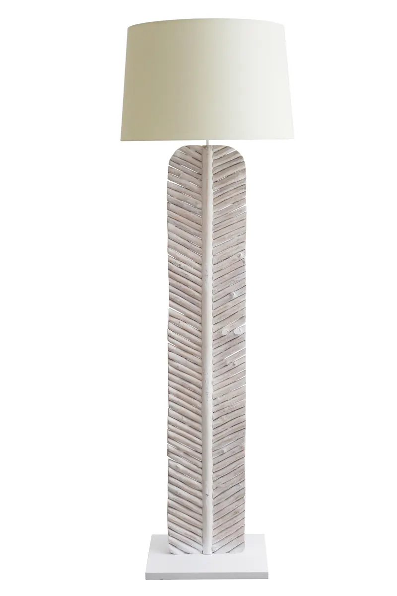 Stehleuchte Treibholz Weiß 175 cm, Ansicht 1