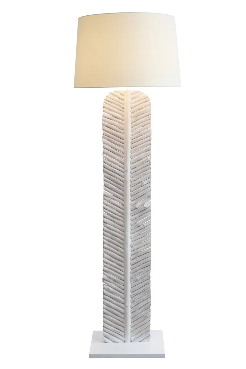 Stehleuchte Treibholz Weiß 175 cm, Ansicht 2