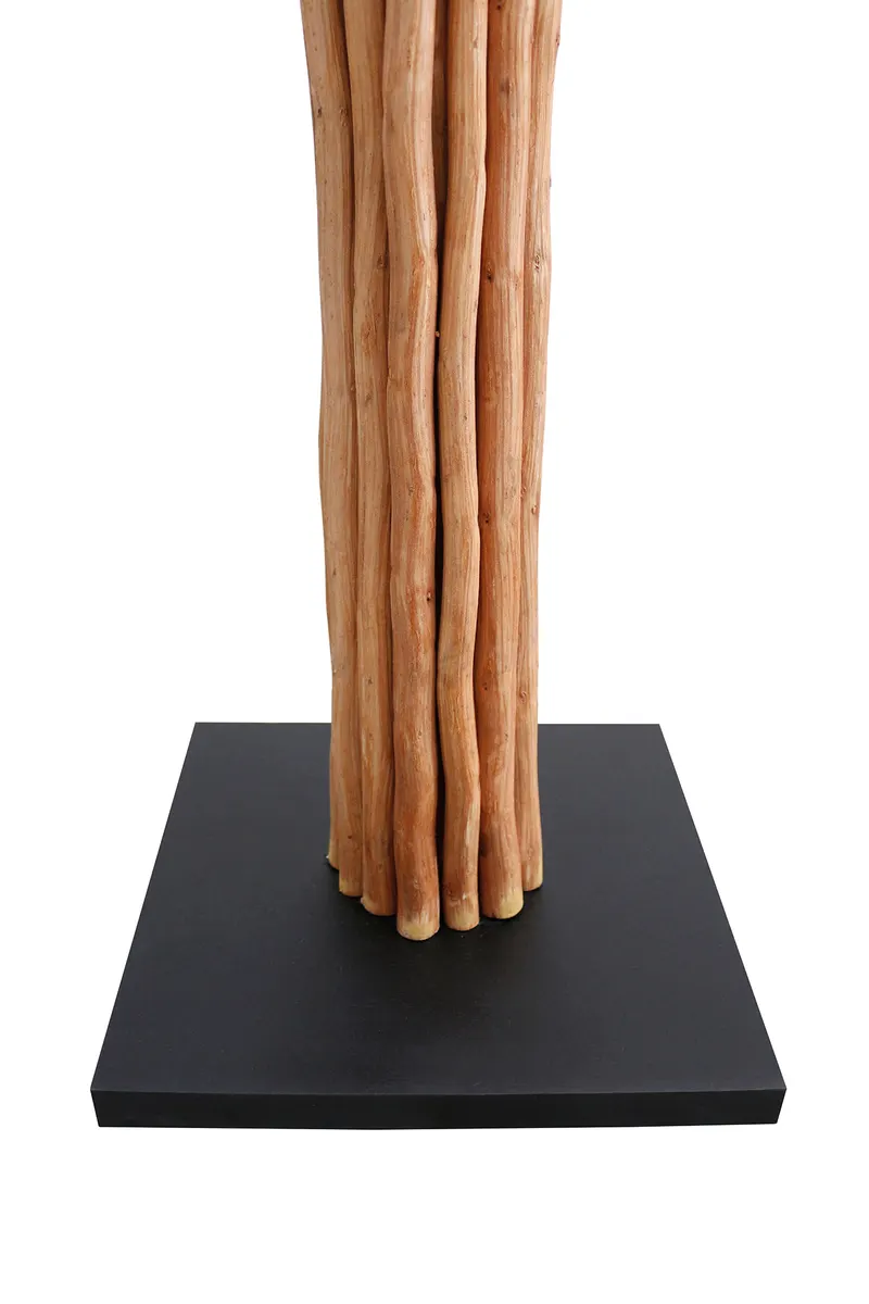 Stehleuchte Treibholz Natur/Weiß 175 cm, Ansicht 10