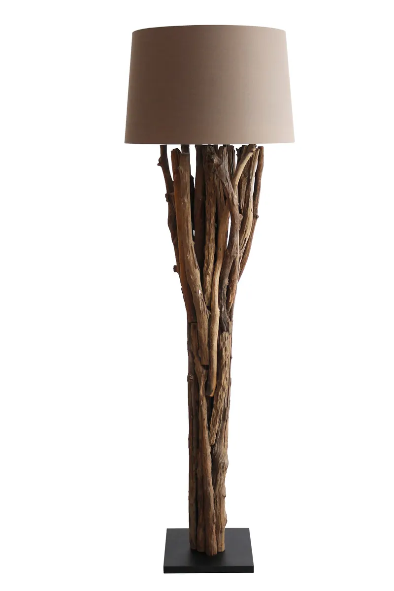 Pam Stehleuchte Treibholz Natur/Braun 175 cm