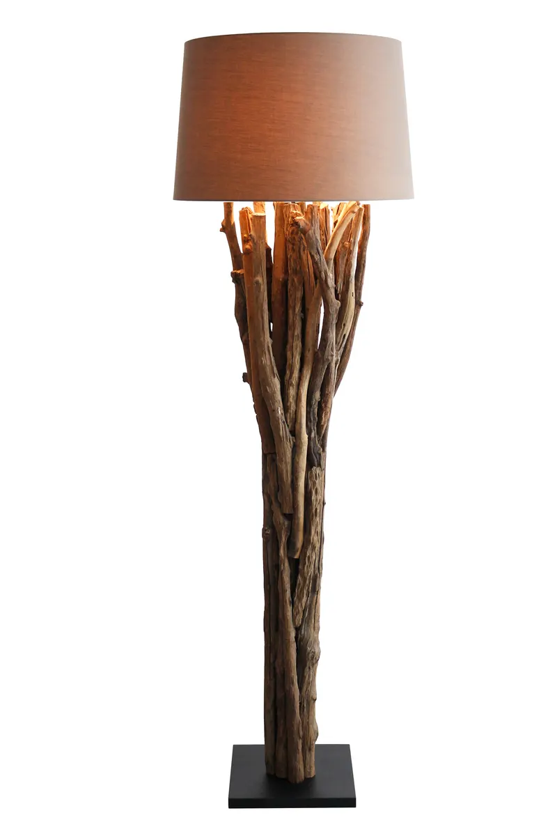 Stehleuchte Treibholz Natur/Braun 175 cm, Ansicht 2