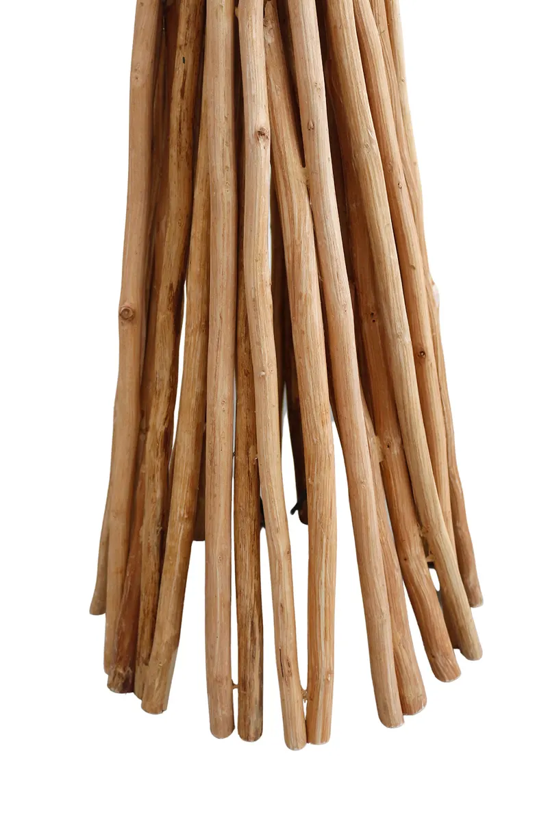 Stehleuchte aus Treibholz Natur/Schwarz, 149 cm, Ansicht 8