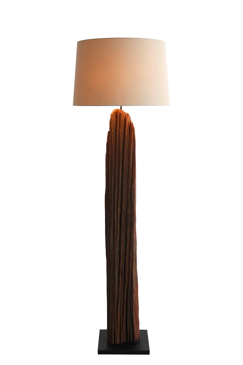 Stehleuchte Treibholz Natur/Weiß 175 cm, Ansicht 2