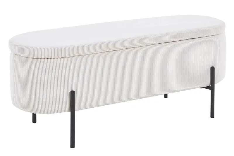 Bettbank mit Stauraumfunktion Beige, Ansicht 2