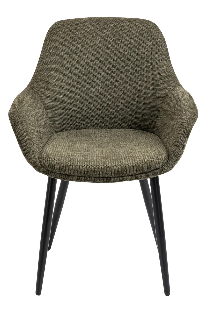 Essgruppe 5-teilig 160 × 85 cm, Cognac und Grün, Ansicht 4
