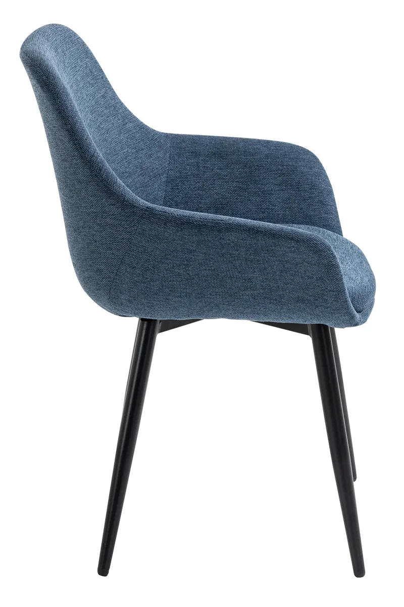 Essgruppe 5-teilig 160 × 85 cm, Cognac und Dunkelblau, Ansicht 5
