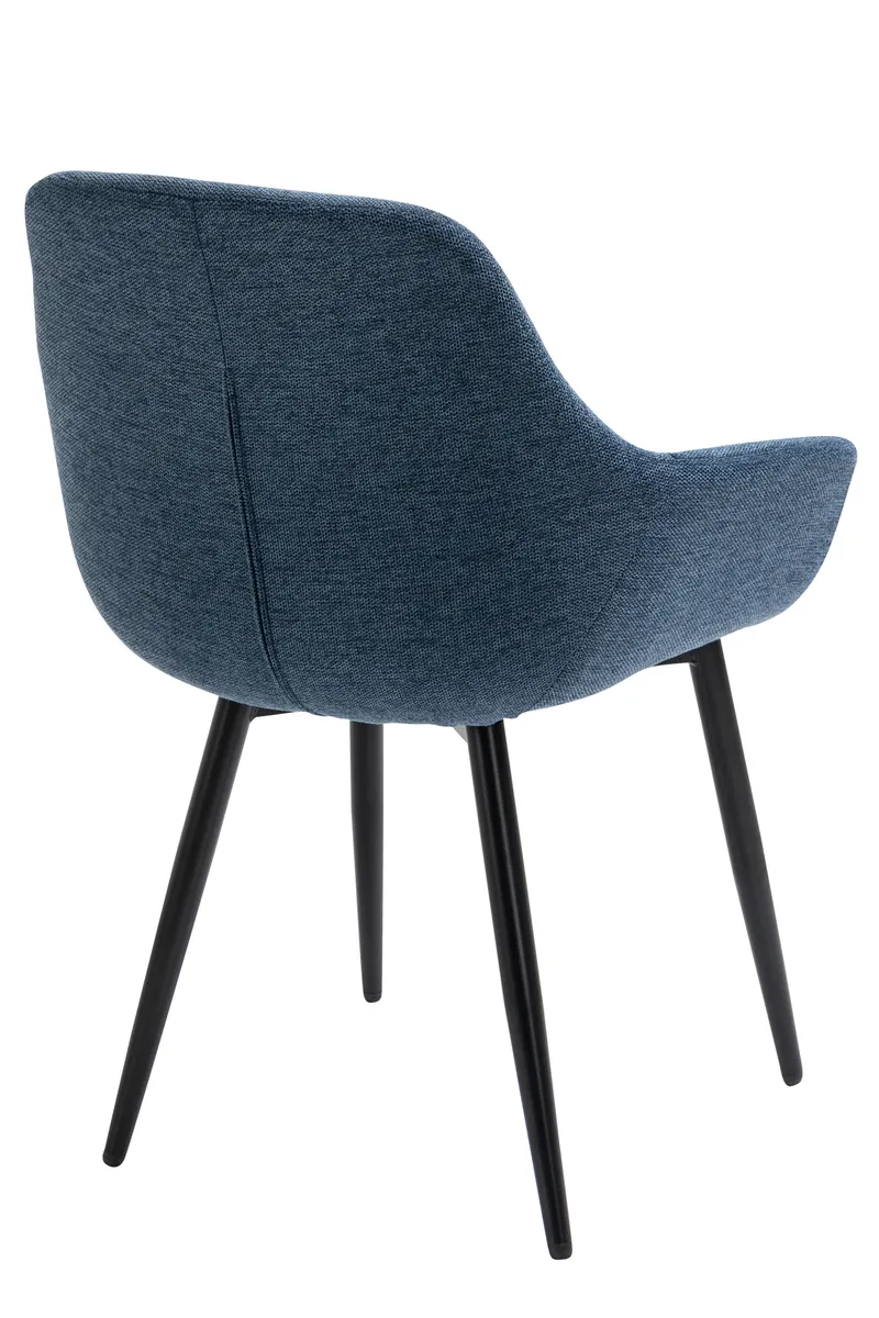 Essgruppe 5-teilig 160 × 85 cm, Cognac und Dunkelblau, Ansicht 6