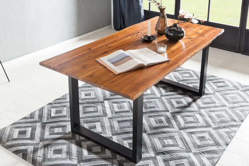 Essgruppe 5-teilig mit Akazientisch 160 × 85 cm, Ansicht 7