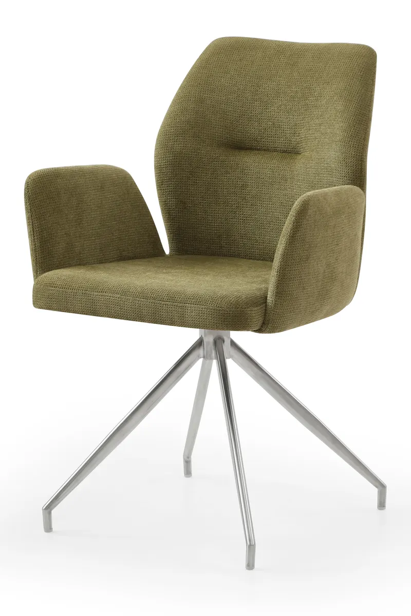 Essgruppe 5-teilig 160 × 85 cm, Cognac/Grün, Ansicht 2