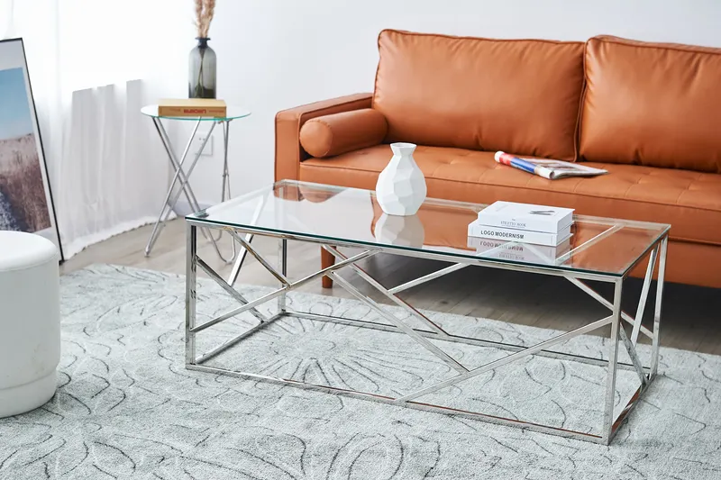 Couchtisch Silber 120 × 60 cm, Ansicht 5