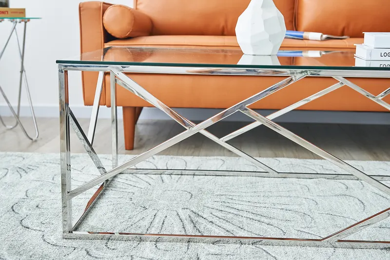 Couchtisch Silber 120 × 60 cm, Ansicht 7