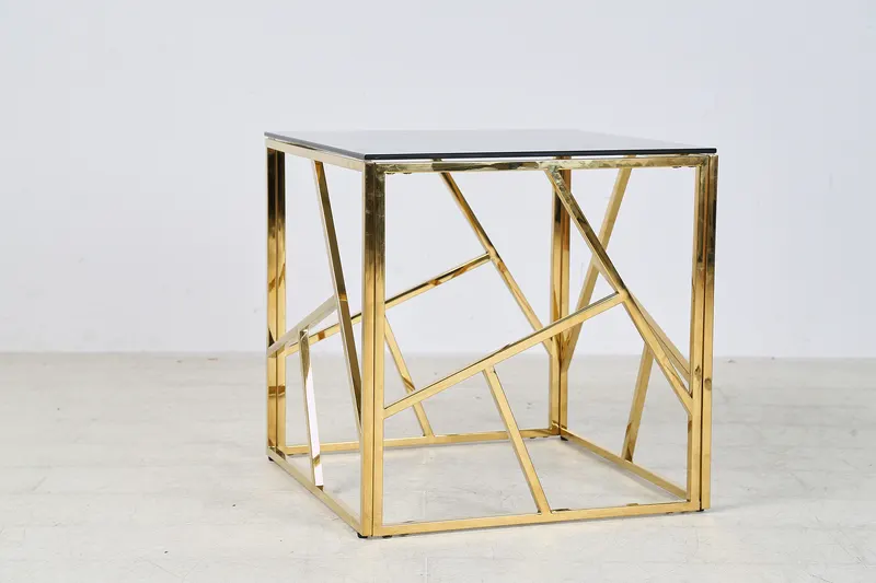 Beistelltisch Gold/Grau 55 x 55 cm, Ansicht 15