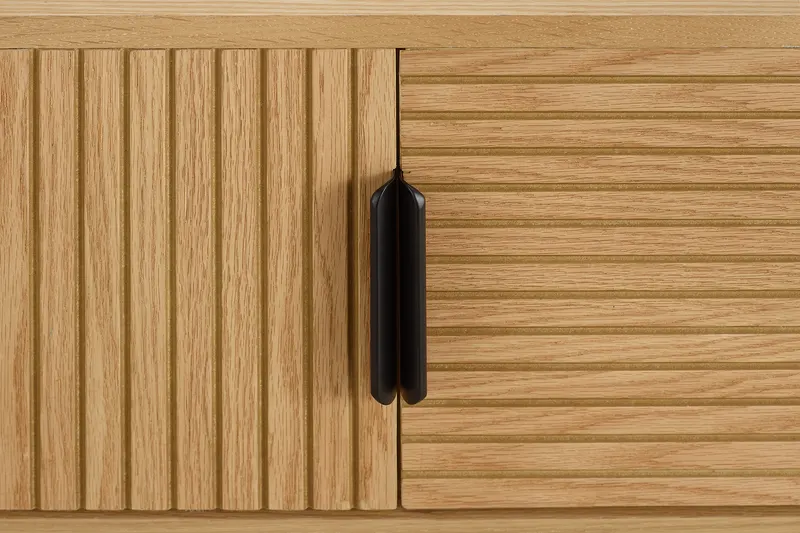 Lowboard 160 cm Eiche-Echtholzfurnier, Ansicht 5