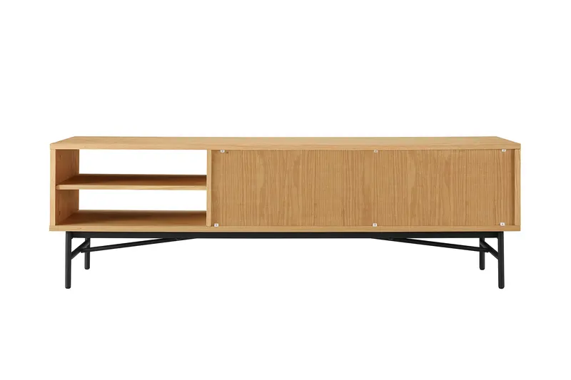 Lowboard 160 cm Eiche-Echtholzfurnier, Ansicht 6
