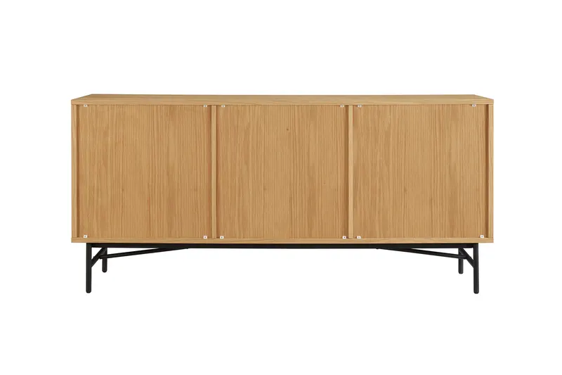 Sideboard 160 cm Eiche-Echtholzfurnier, Ansicht 4