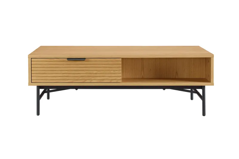 Lyon Couchtisch 120 x 60 cm mit Eiche-Echtholzfurnier