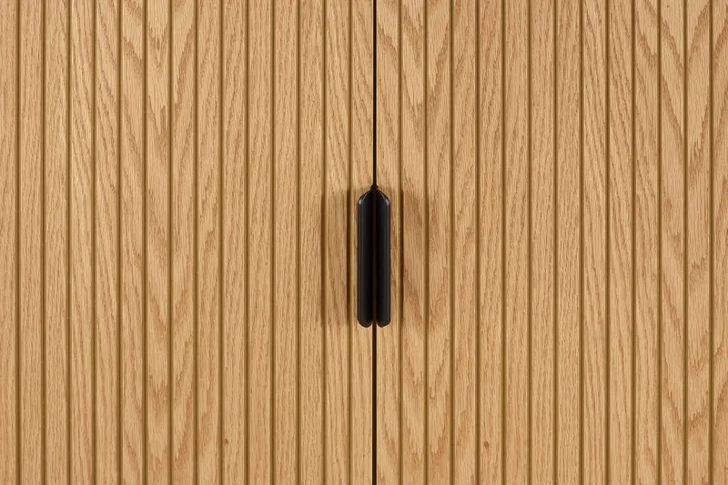 Kommode 80 cm mit Eiche-Echtholzfurnier, Ansicht 6
