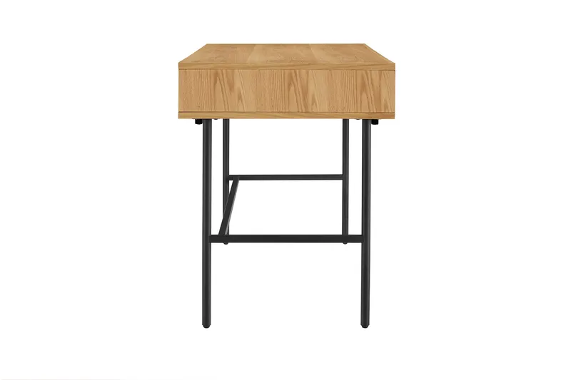 Schreibtisch 120 × 60 cm mit Eiche-Echtholzfurnier, Ansicht 4