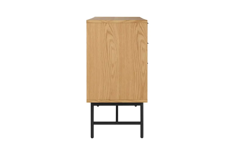 Kommode breit 120 cm Eiche Echtholzfurnier, Ansicht 5